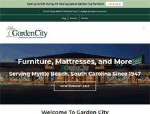 Tablet Screenshot of gardencityfurniture.com